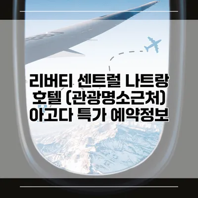 리버티 센트럴 나트랑 호텔 (관광명소근처) 아고다 특가 예약정보