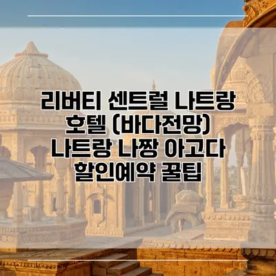리버티 센트럴 나트랑 호텔 (바다전망) 나트랑 나짱 아고다 할인예약 꿀팁