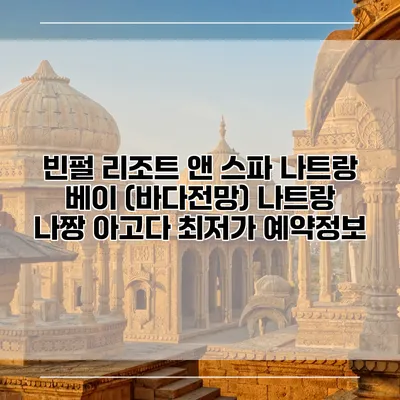 빈펄 리조트 앤 스파 나트랑 베이 (바다전망) 나트랑 나짱 아고다 최저가 예약정보