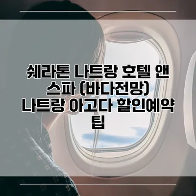 쉐라톤 나트랑 호텔 앤 스파 (바다전망) 나트랑 아고다 할인예약 팁