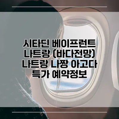 시타딘 베이프런트 나트랑 (바다전망) 나트랑 나짱 아고다 특가 예약정보