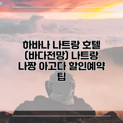 하바나 나트랑 호텔 (바다전망) 나트랑 나짱 아고다 할인예약 팁