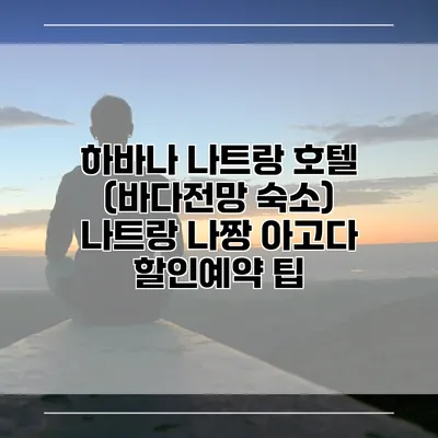 하바나 나트랑 호텔 (바다전망 숙소) 나트랑 나짱 아고다 할인예약 팁